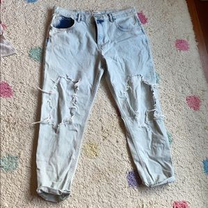 Forever 21 Ripped Jeans